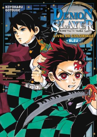 Demon Slayer : Livre de coloriage - Bleu
